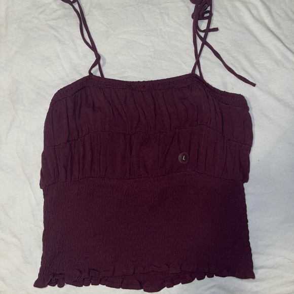 NWT Kendall and Kylie Scrunch Crop Top - Picture 1 of 4